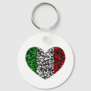Italy Heart Key Ring