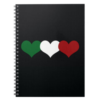 Italy Heart Notebook