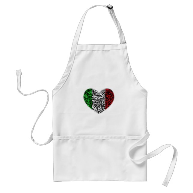 Italy Heart Standard Apron (Front)