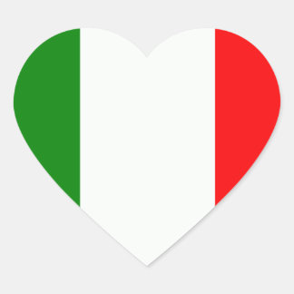italy heart sticker