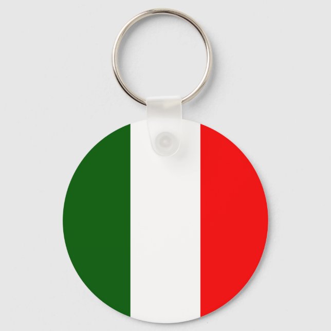 Italy High quality Flag Key Ring (Front)