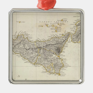 Italy III Metal Tree Decoration