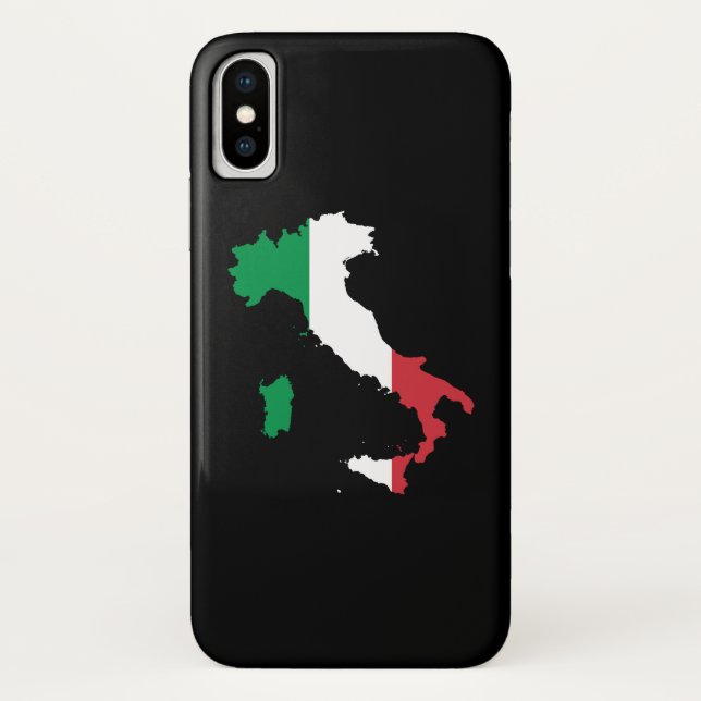 Italy in Flag Colours Case-Mate iPhone Case (Back)