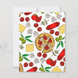 Italy is renowned for its incredible cuisine holiday card