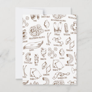 Italy is renowned for its incredible cuisine holiday card