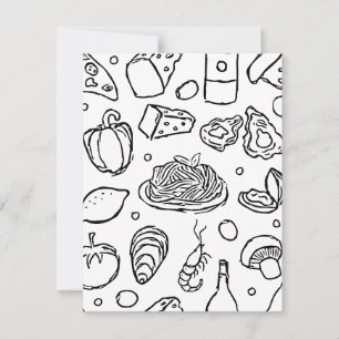 Italy is renowned for its incredible cuisine holiday card