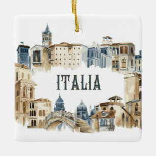 Italy Italia Architecture Ceramic Ornament