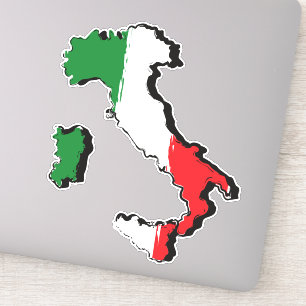 Italy Italia Country Flag Sticker