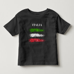 *~* ITALY ITALIA ITALIAN Abstract Flag Toddler T-Shirt