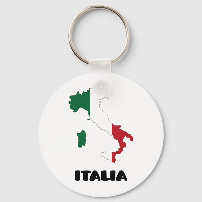 Italy / Italia Key Ring (Front)