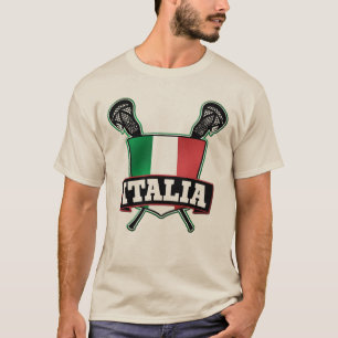 Italy Italia Lacrosse T-Shirt