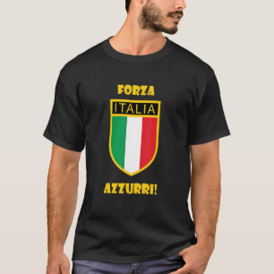 Italy Italia Sport Retro Vintage Jersey Forza Azzu T-Shirt