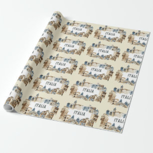 Italy Italia Wrapping Paper