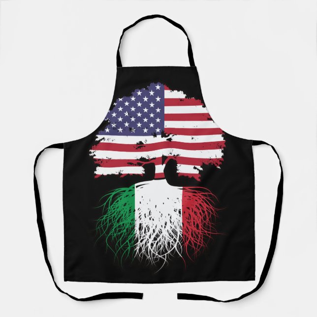 Italy Italian American USA United States America Apron (Front)