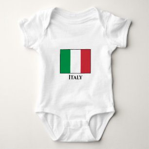 Italy (Italian) Flag Baby Bodysuit