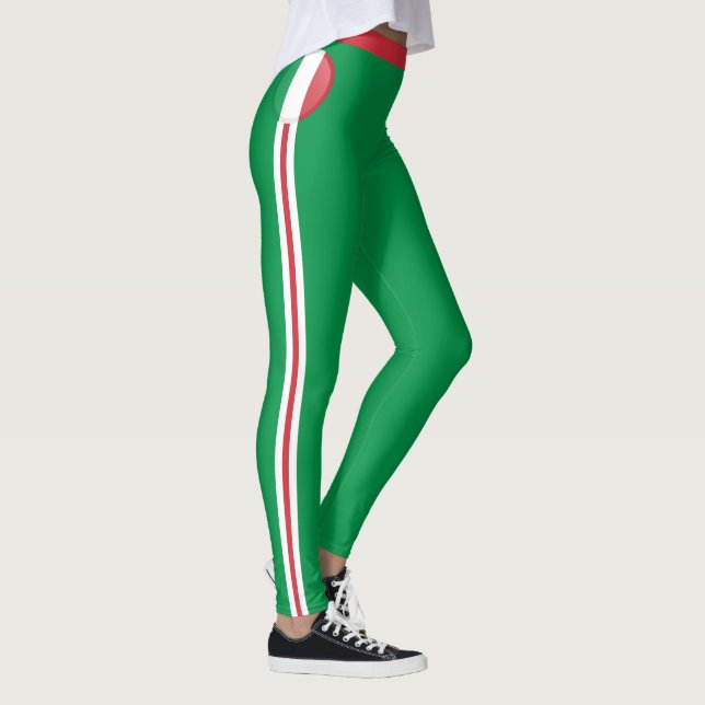 Italy & Italian Flag fashion, travel/sport fans Leggings (Right)