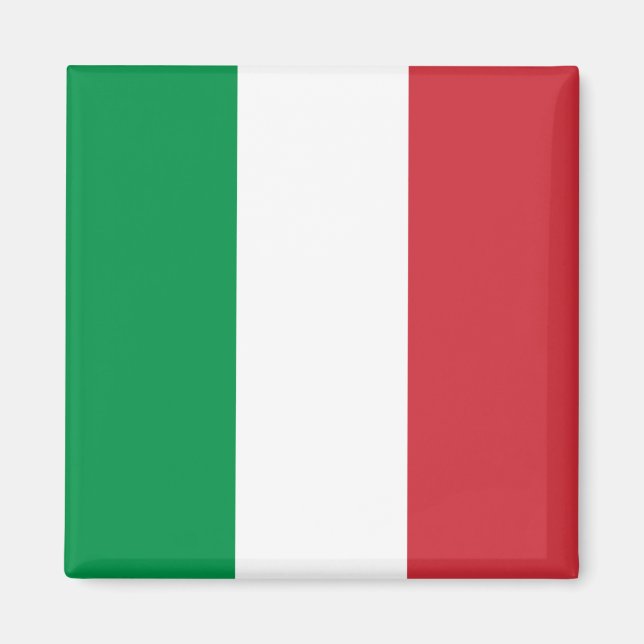 Italy (Italian) Flag Magnet (Front)