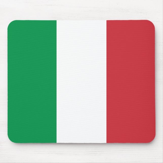 Italy (Italian) Flag Mouse Mat (Front)