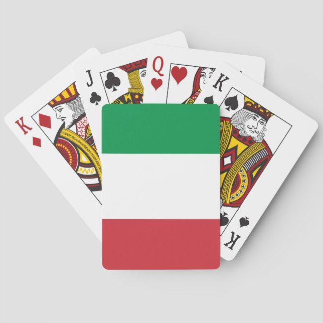 Italy (Italian) Flag Playing Cards (Back)