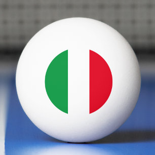 Italy Italian Flag Red White Green Italia Ping Pong Ball