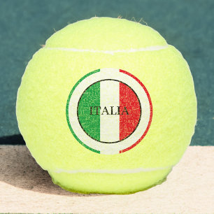 Italy Italian Flag Red White Green Italia Tennis Balls