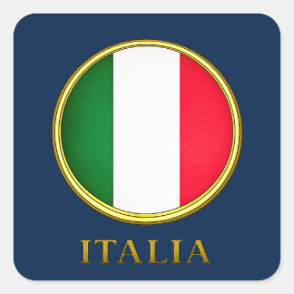 Italy - Italian Flag Square Sticker
