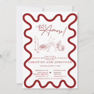 Italy   Italian Food   Rehearsal Dinner  Invitatio Invitation