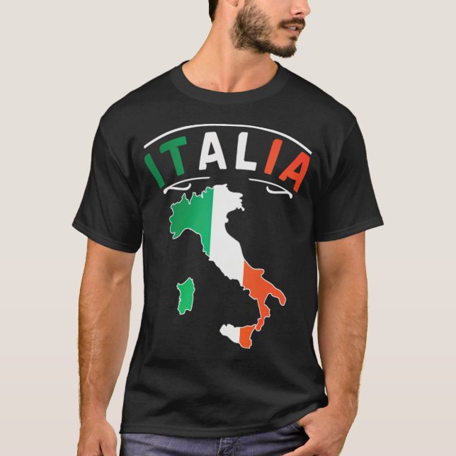Italy italian gift italiana Country 90s basketball T-Shirt (Front)