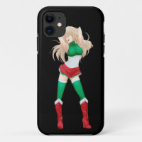 Italy Italian Manga Flag girl