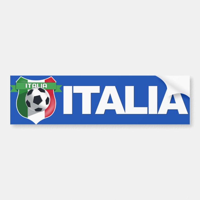 Italy Italian Team Bumper Sticker (Front)