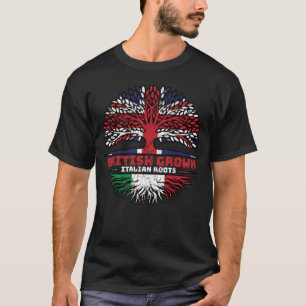 Italy Italian Uk United Kingdom British Tree Roots T-Shirt