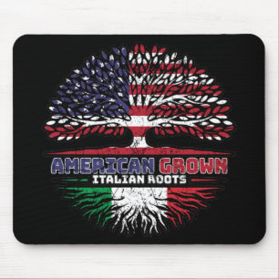 Italy Italian US American USA United States Tree Mouse Mat