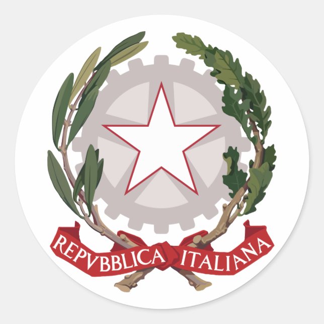 Italy, Italy Classic Round Sticker (Front)