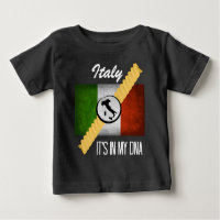 Italy It's in My DNA Ancestry Italian Flag Rotini