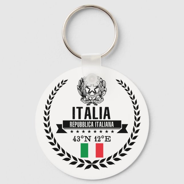Italy Key Ring (Front)