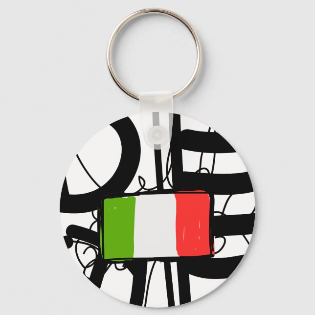 Italy Key Ring (Front)