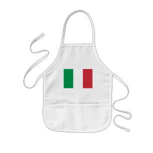 italy kids apron
