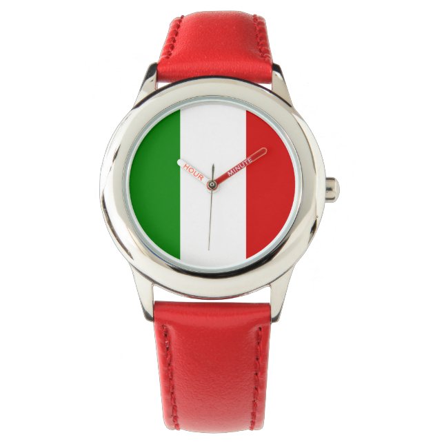 Italy Kid's Watch - The Flag of Italy (Front)