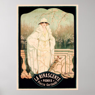 Italy LA RINASCENTE Padova Departmental Store Ad Poster