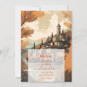 Italy Lake Como Destination Bridal Shower Invitation