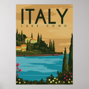 Italy Lake Como Poster
