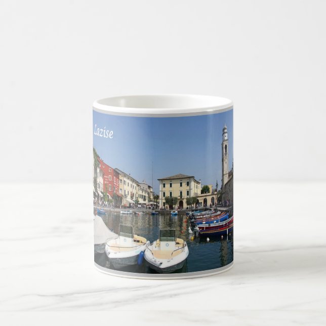 Italy - Lake Garda - Lazise - Port - Coffee Mug (Center)