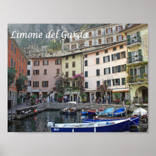 Italy - Lake Garda - Limone del Garda - Poster