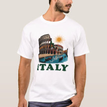 Italy Landmark Passion T-Shirt Design