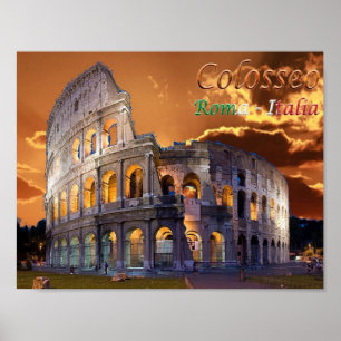 Italy - Lazio - Roma - Colosseo - Poster