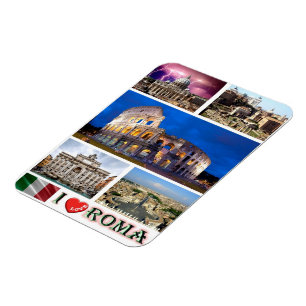 Italy - Lazio - Rome - I Love - Magnet