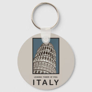 Italy Leaning Tower of Pisa Key Ring
