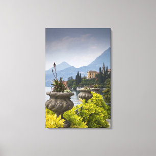 Italy, Lecco Province, Varenna. Villa Monastero, 2 Canvas Print