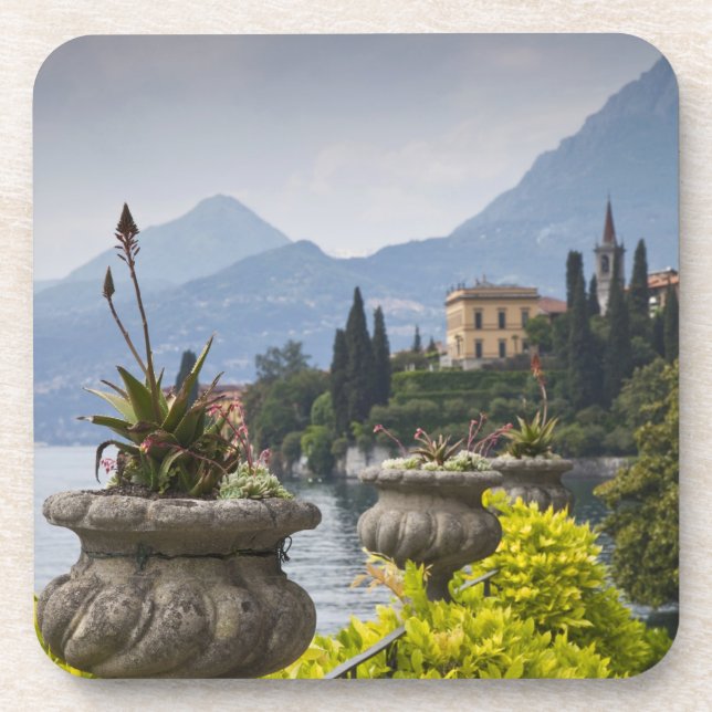 Italy, Lecco Province, Varenna. Villa Monastero, 2 Coaster (Front)