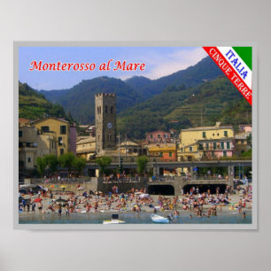 Italy - Liguria - Cinque Terre - Monterosso - Poster